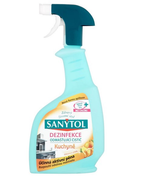 Sanytol silně odmašťující 500ml pumpa | Čistící, dezinf.prostř., dezodoranty - Dezi. přípravky